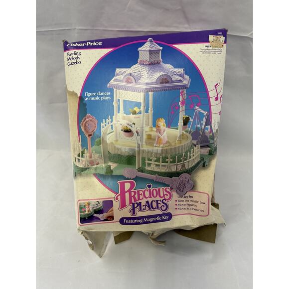 Vintage Fisher Price Precious Places Twirling Melody Gazebo Age 5+ - Picture 3 of 4